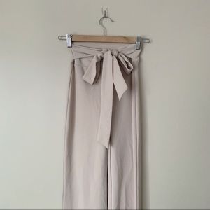 Windsor Nude Tie Waist Pants size XS